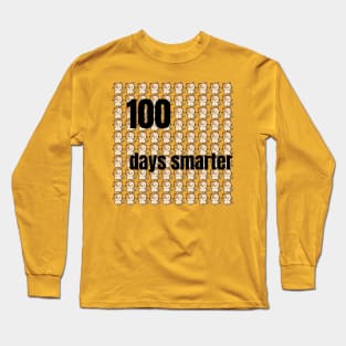 100 days smarter Cats Long Sleeve T-Shirt